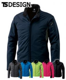[秋冬用]TS DESIGN ES防風ストレッチライトウォームジャケット[男女兼用](08-6636)
