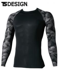 [春夏用]TS DESIGN メガクールロングスリーブシャツ[男性用](08-8005)