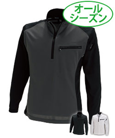 [通年]ワークニットロングシャツ(08-846305)