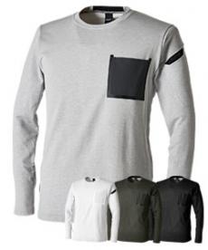 【在庫限り】[通年]TS DELTAコーデュラワークロングTシャツ(08-8650)