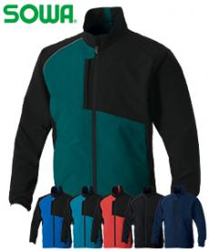 [秋冬用]長袖エコストレッチブルゾン[男女兼用](09-753200)