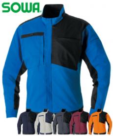 [春夏用]長袖エコストレッチブルゾン[男女兼用](09-952800)