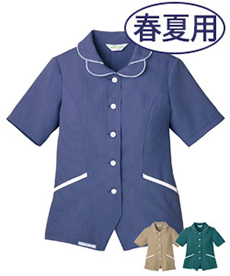 [春夏用]半袖ジャケット[女性用](10-JS182)