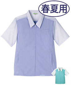 [春夏用]半袖ジャケット[女性用](10-JS626)