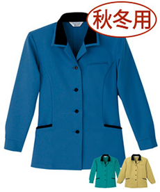 [秋冬用]長袖スモック(10-L8910)