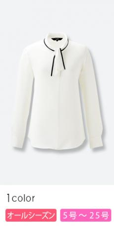 [通年]長袖ブラウス[ストレッチ/プルオーバータイプ](21-01232)