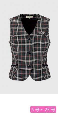 【在庫限り】[通年]タータンチェックのベスト(21-11280)