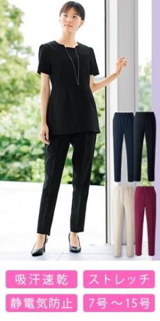 パンツ[ストレッチ/吸汗速乾/防透][女性用](21-72053)