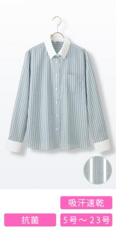 [通年]長袖シャツ[クレリック/ボタンダウン/抗菌・防臭/吸汗速乾](22-AR1483)