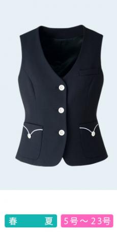 [春夏用]3つボタンベスト(22-AR2675)