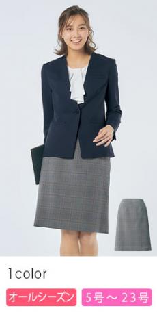 [通年]Aラインスカート[ストレッチ/防汚加工](22-AR3008)
