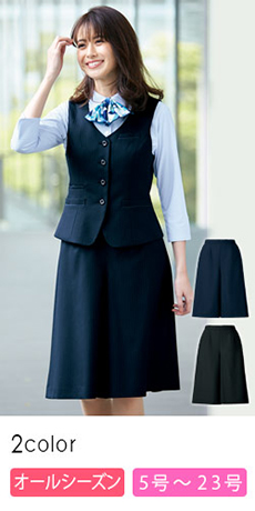 [通年]キュロット[ドットストライプ/ストレッチ](22-AR3884)