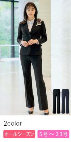 [通年]パンツ[ストライプ/ストレッチ/抗ウイルス/抗菌防臭](22-AR5012)