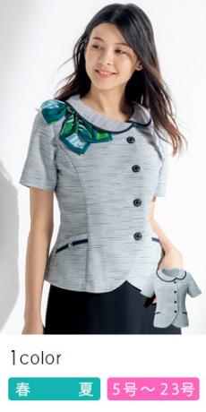 【在庫限り】[春夏用]オーバーブラウス[ツイード](22-AR7674)