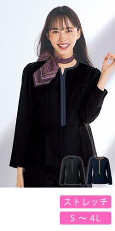 [通年]プルオーバー[ストライプ/ストレッチ](22-AR7898)