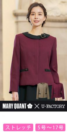 マリクワ　ワンピース MARY QUANT】全2色・ワンピース（防シワ・タイ取り外し可能
