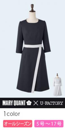 【在庫限り】[通年]MARY QUANT ワンピース[ストレッチ/抗菌消臭](22-M53131)