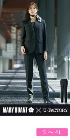 [通年]MARY QUANT パンツ[ピンストライプ/ストレッチ](22-M63251)