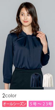 [通年]プルオーバーブラウス[ストレッチ](22-NF1041)