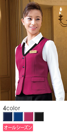 [通年]ペプラムデザイン・ベスト(23-9759)