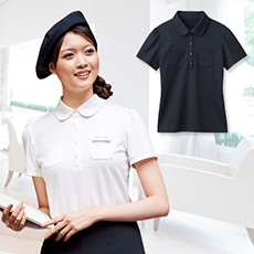 [春夏用]半袖エレガンスポロ/裏カノコ(23-WP320)