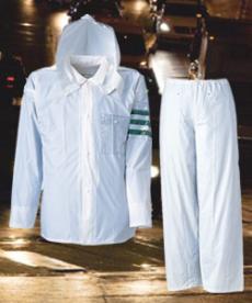 警備用レインコート1535(上下組)(25-S418)