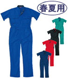 [春夏用]THREE DRAGONS半袖ツナギ(27-1550001)