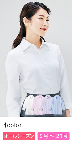 [通年]七分袖ブラウス[吸汗速乾](28-GBLL1869)