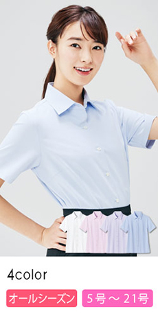 [通年]半袖ブラウス[吸汗速乾](28-GBSL1870)
