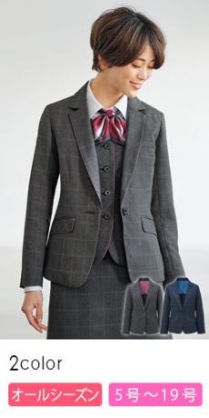 [通年]ジャケット[ウィンドーペン/ストレッチ/消臭/制菌](28-GJAL2057)