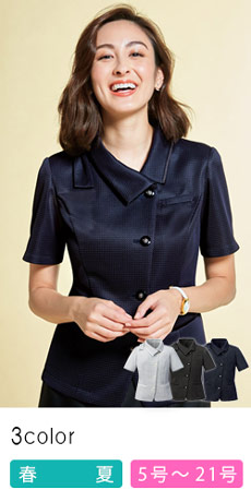 【在庫限り】オーバーブラウス[ニット/吸汗速乾/デオファクター](28-GOBL1901)