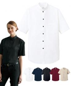 半袖スタンドカラーシャツ[男女兼用](31-EP6840)