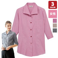 ブラウス/七分袖[女性用](31-EP7914)