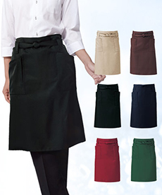 ミドル丈撥水エプロン(31-T6232)