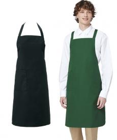 胸当てカラーエプロン[肩かけ](31-T63)