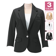 ニットワッフルジャケット[女性用](32-00106)