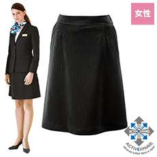 ニットセミフレアスカート[女性用](32-12230)