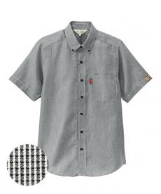 ボタンダウンシャツ/半袖[男女兼用](32-33303)