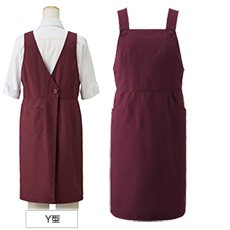 【在庫限り】オーバーオールエプロン[男女兼用](33-EA7739)