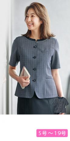[春夏用]オーバーブラウス[ツイード](33-GOBL2406)
