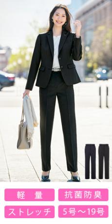 [通年]パンツ[ストライプ/ストレッチ/抗菌防臭](33-GPAL2456)