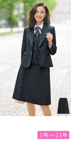 [通年]Aラインスカート[チェック](33-GSKL2264)