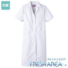 女子シングル診察衣/半袖 [女性用](33-MR119)