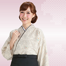 二部式着物/上衣アイボリー[女性用](33-OD254)