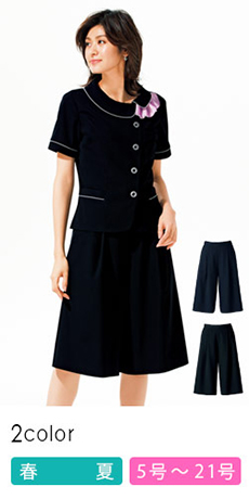 [春夏用]軽量・ストレッチキュロット(34-AC3802)