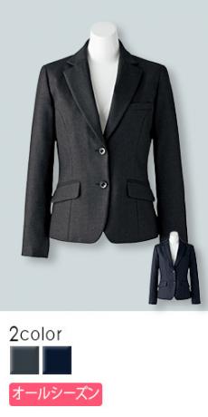 【在庫限り】[通年]<Jubilee>働く女性に嬉しい機能満載・抗菌防臭加工の爽やかジャケット[女性用](34-AJ0241)