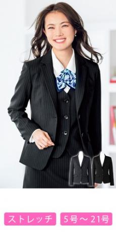 [通年]ジャケット[ストレッチ/ストライプ](34-AJ0245)