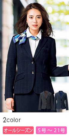 [通年]チェック柄ジャケット[トラッドパターン](34-AJ0261)