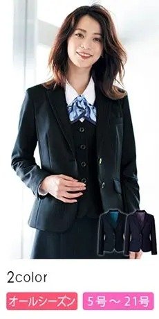 [通年]ジャケット[ストライプ/抗菌防臭](34-AJ0273)