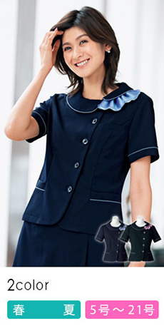 [春夏用]軽量・ストレッチオーバーブラウス(34-AJ0837)